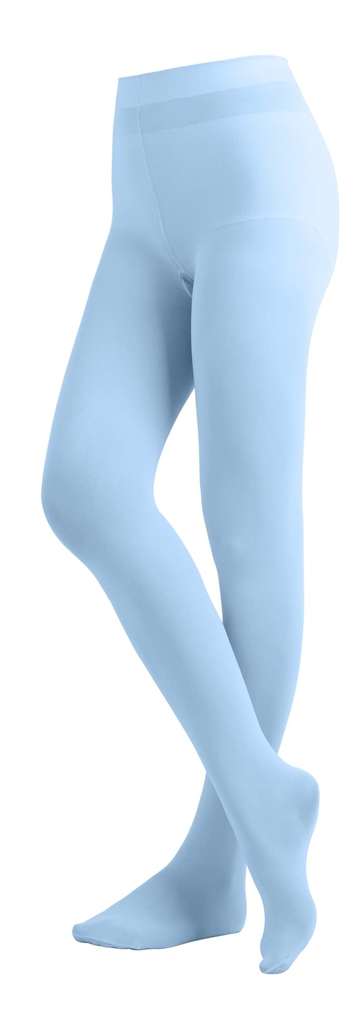 Butterfly Hosiery EMEM Apparel Girls' Opaque School Uniform Microfiber Footed Tights