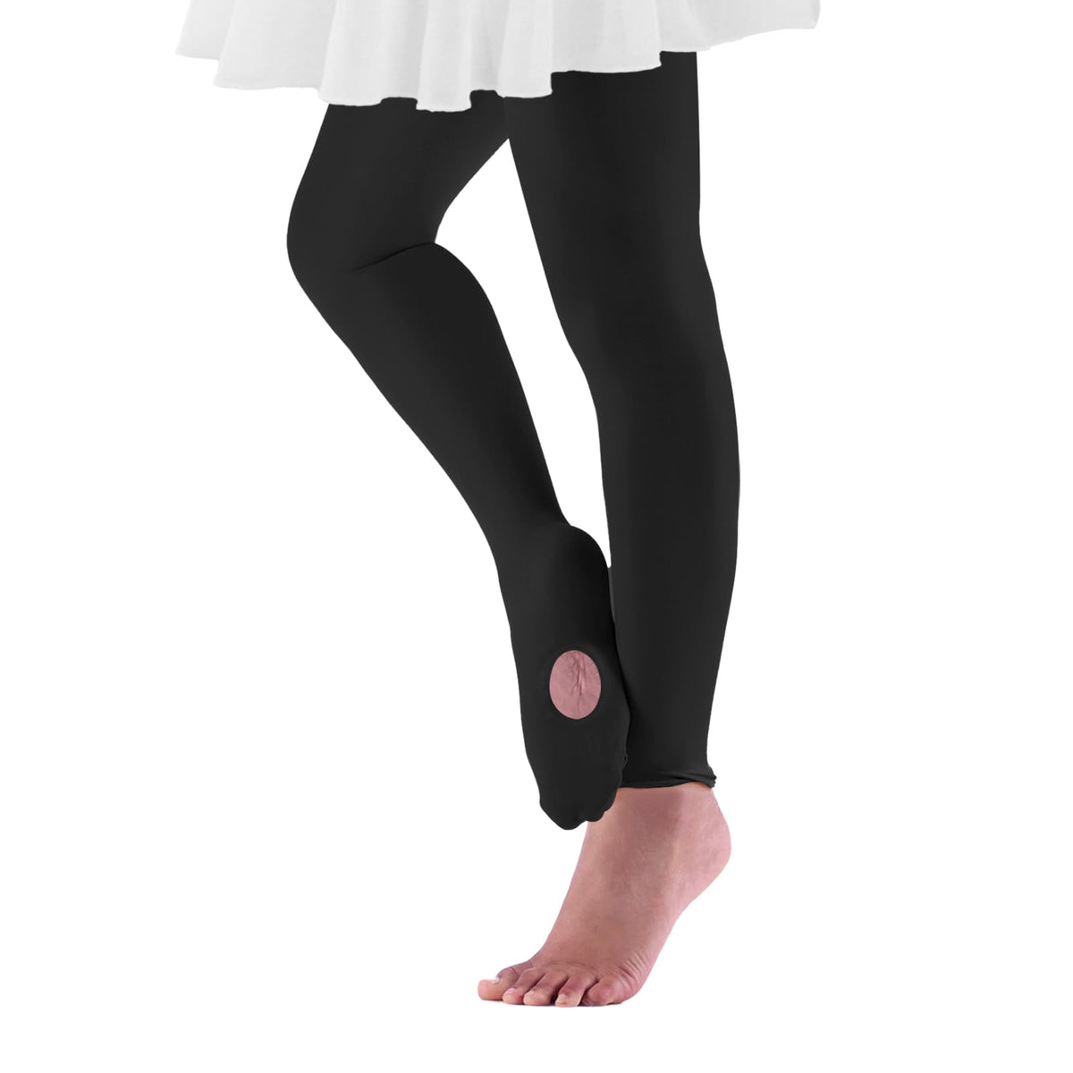 Ballet Tights for Girls Convertible Dance Tights Transition Footed Tights for Toddler Girls Stockings