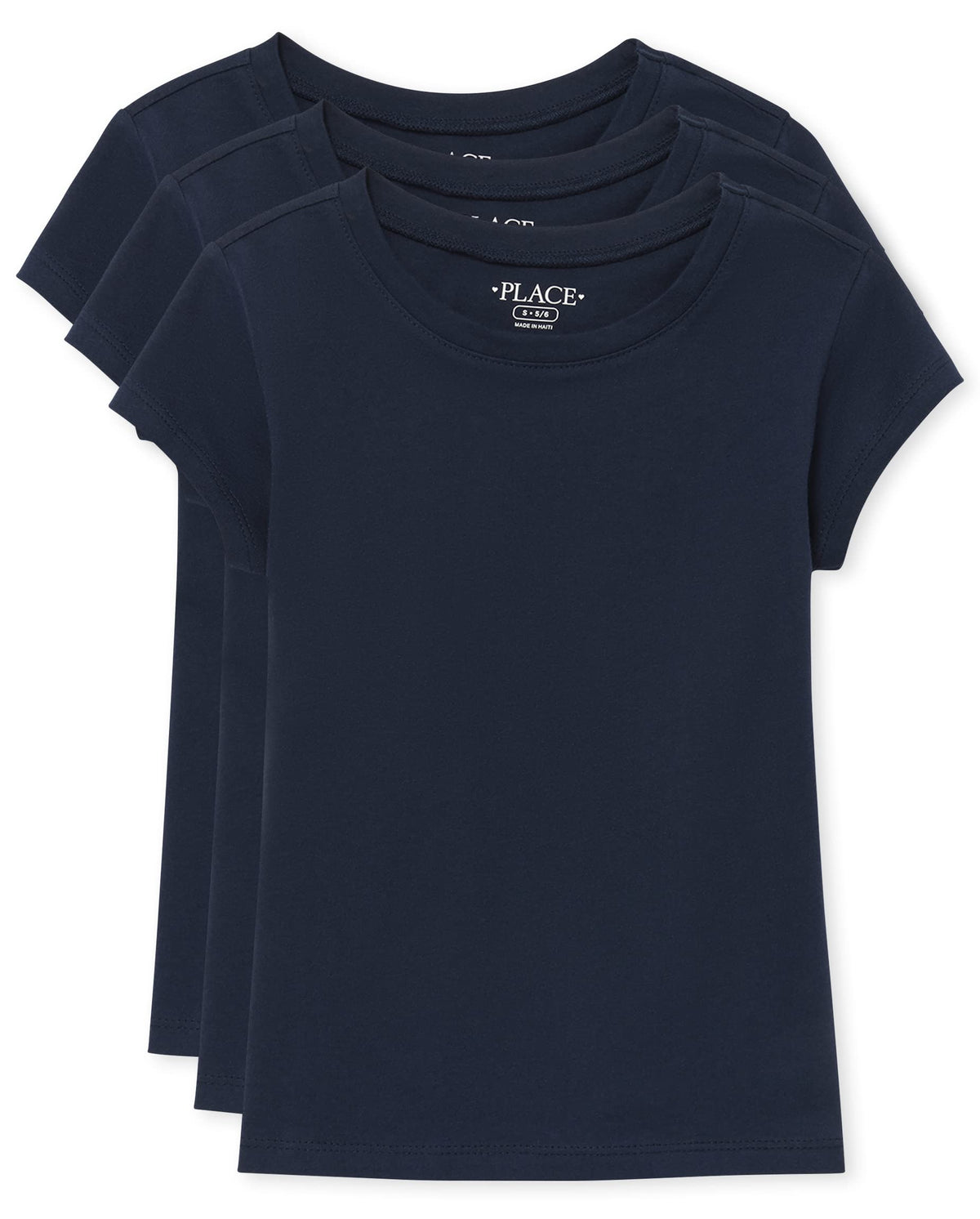 The Children's Place Girls Basic Short Sleeve Layering Tee