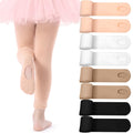 Janmercy 8 Pair Girls Ballet Tights Convertible Leggings