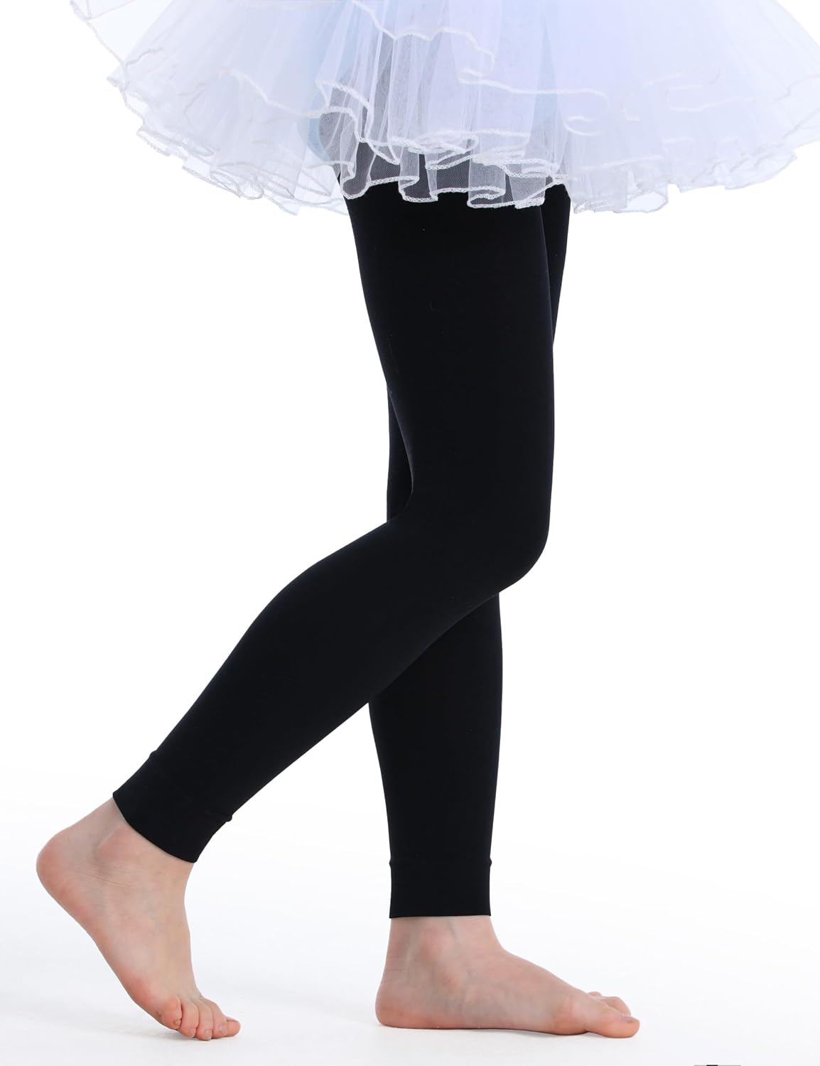 Girls Footless Tights for Dance Ballet Ultra Soft Leggings for Toddler Gymnastics Students Children Stockings
