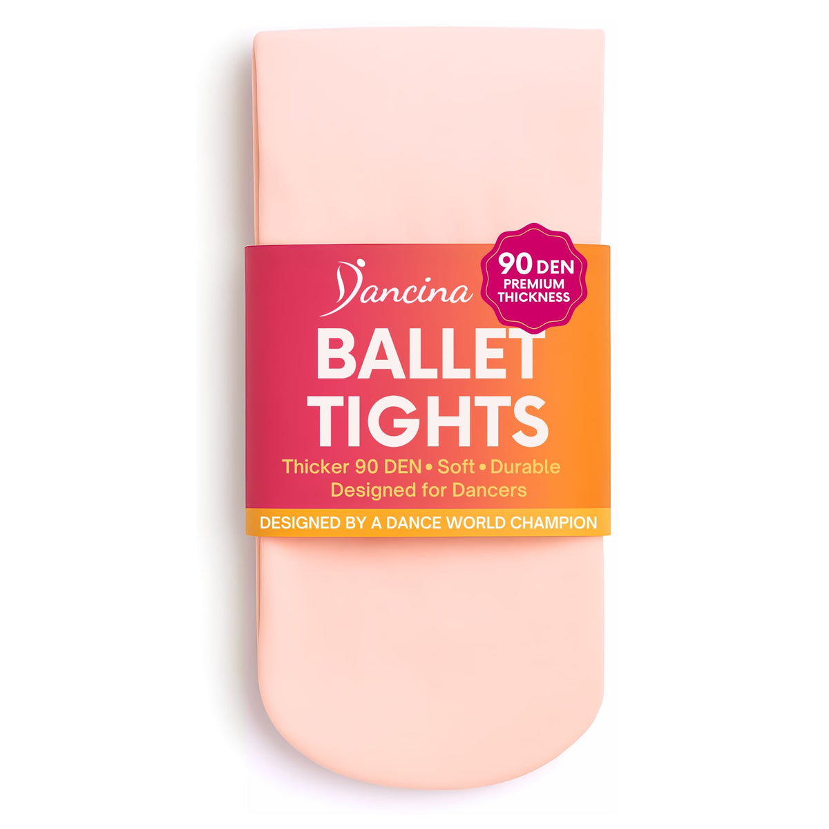 Dancina Girls Ballet Dance Tights Footed, Toddler to Teen Ages 2-14