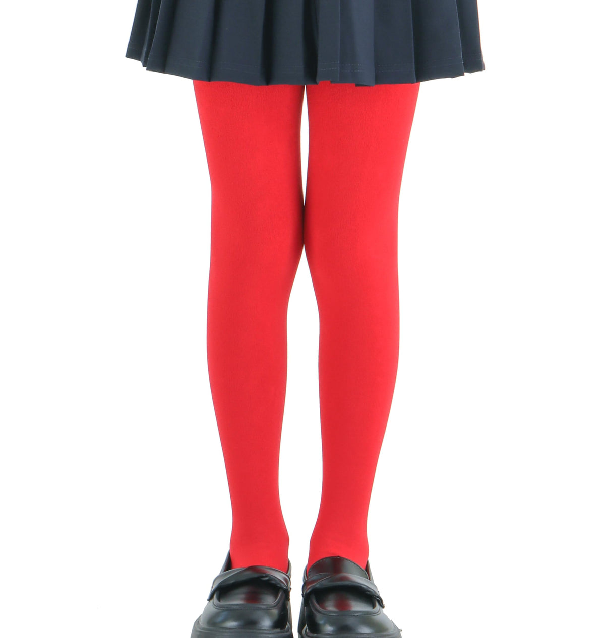 EVERSWE Girls Ultra Soft Fleece Lined Opaque Footed Tights