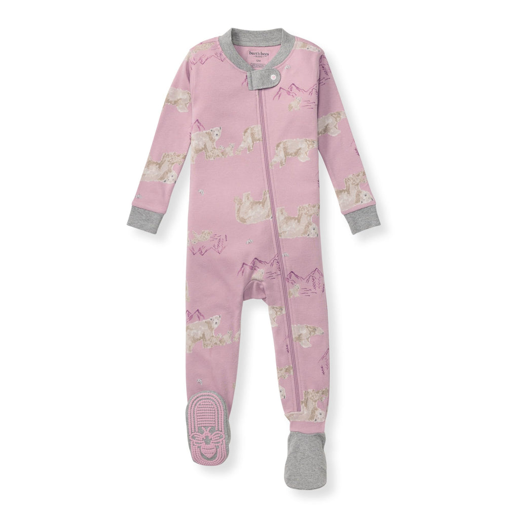 Burt's Bees Baby Boys Footless Pajamas, Sleep and Play Loose Fit, 100% Organic Cotton Soft One-piece PJs, Sizes NB to 6-9 Months