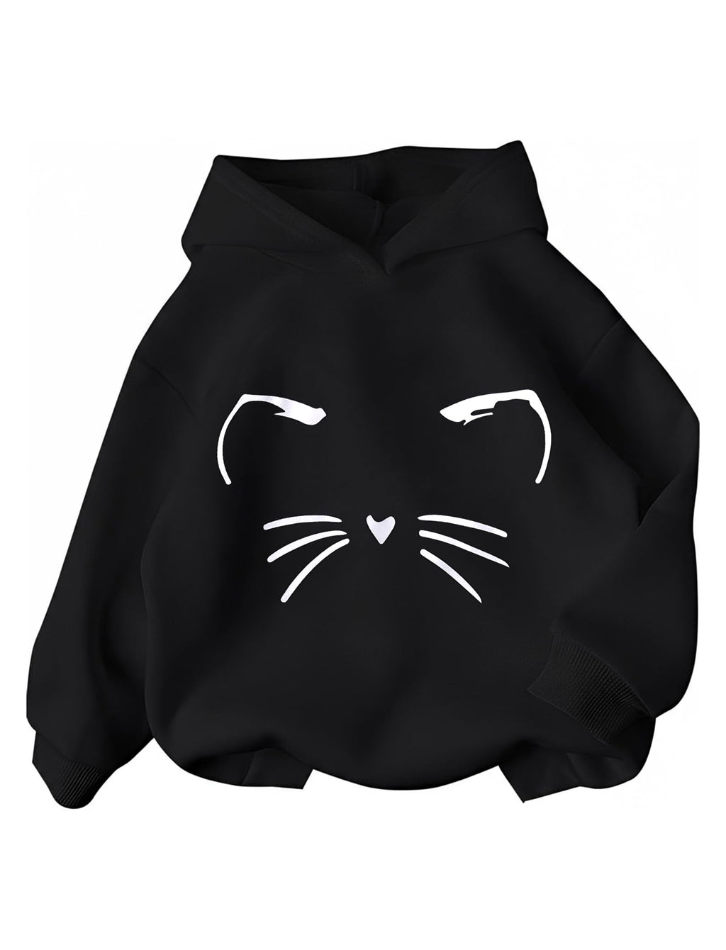 PATPAT Girls Graphic Hoodies Cute Print Pullover Hooded Sweatshirt 4-14Y