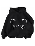 PATPAT Girls Graphic Hoodies Cute Print Pullover Hooded Sweatshirt 4-14Y