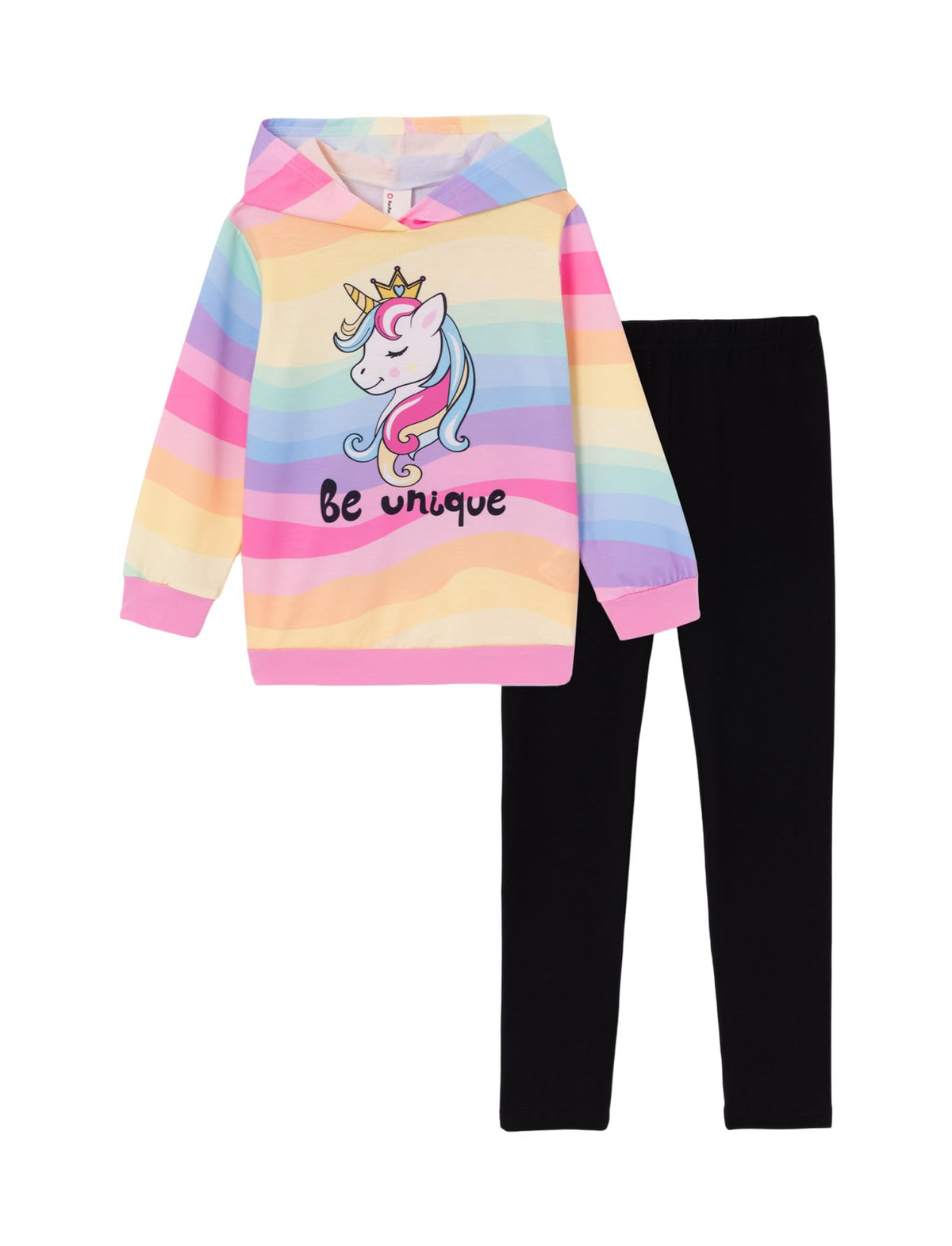 PATPAT Girls Hooded Sweatshirt Leggings Set 2 Piece Fall Outfit 4-12Y
