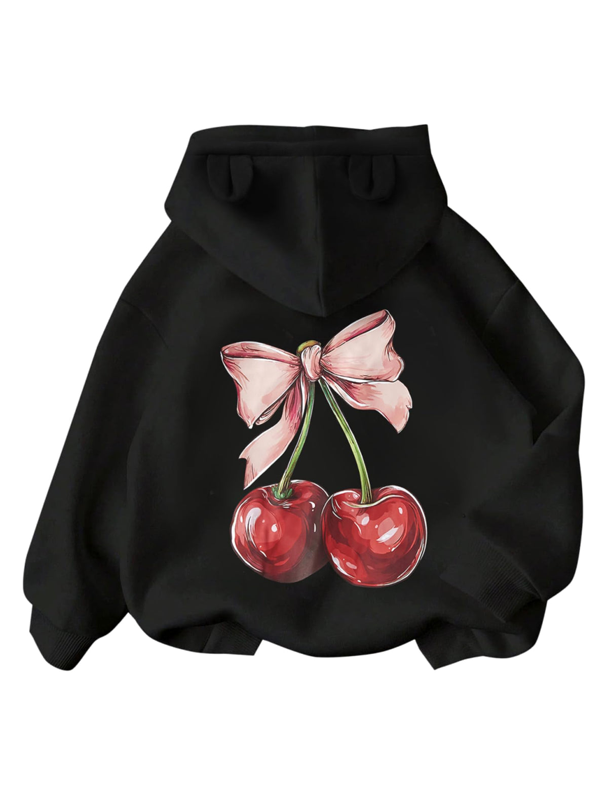PATPAT Girls Graphic Hoodies Cute Print Pullover Hooded Sweatshirt 4-14Y