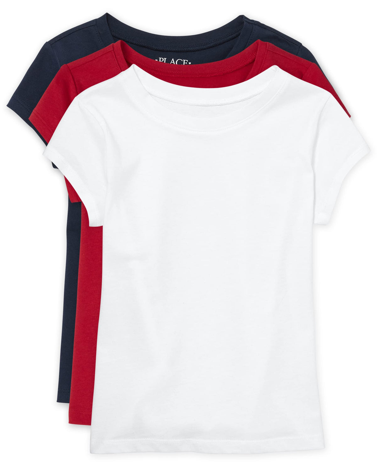 The Children's Place Girls Basic Short Sleeve Layering Tee