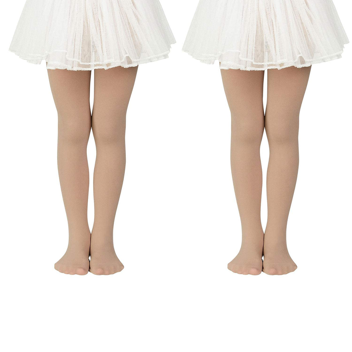 Zando Ballet Tights for Girls Ultra Soft Footed Girls Halloween Tights