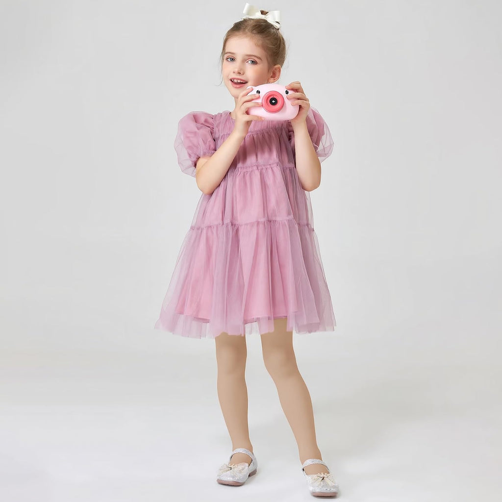 American Trends Girls Tights 3 Pair, Footed Opaque Dance Tights