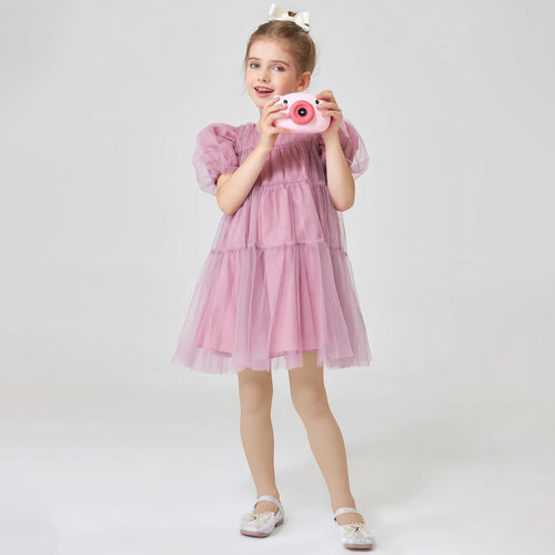 American Trends Girls Tights 3 Pair, Footed Opaque Dance Tights