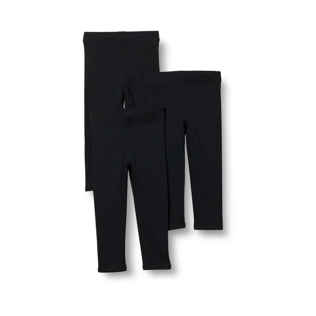 Amazon Essentials Girls' Cotton Stretch Leggings, Multipacks