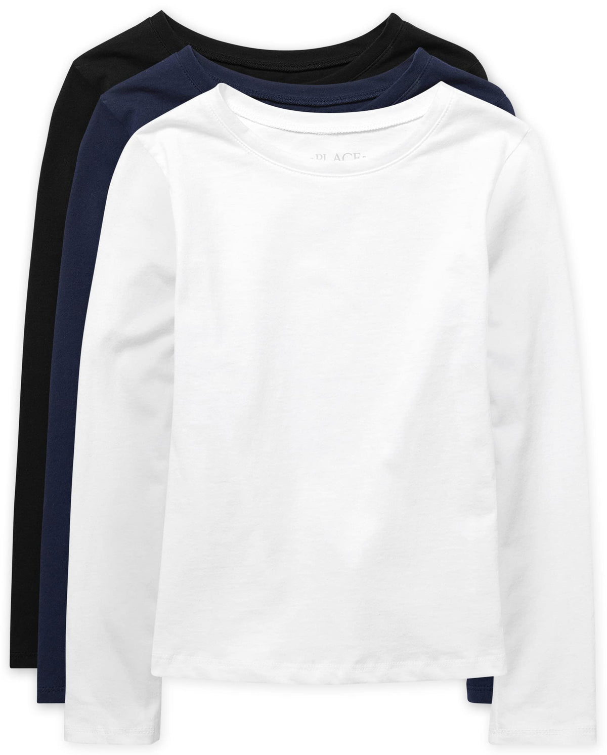 The Children's Place Girls Basic Long Sleeve Layering Tees