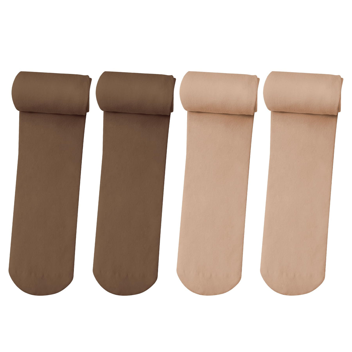 Zando 4 Pairs Ballet Tights for Girls Opaque Soft Velvet Girls Tights 1-14Y