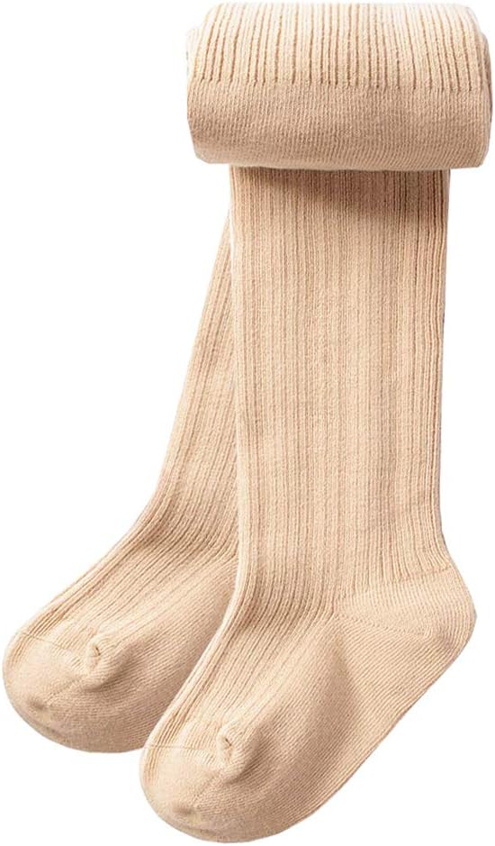 CHUNG Toddler Little Girls Cotton Tights Footed Thick Winter Cable Knit Legging Pantyhose Stocking