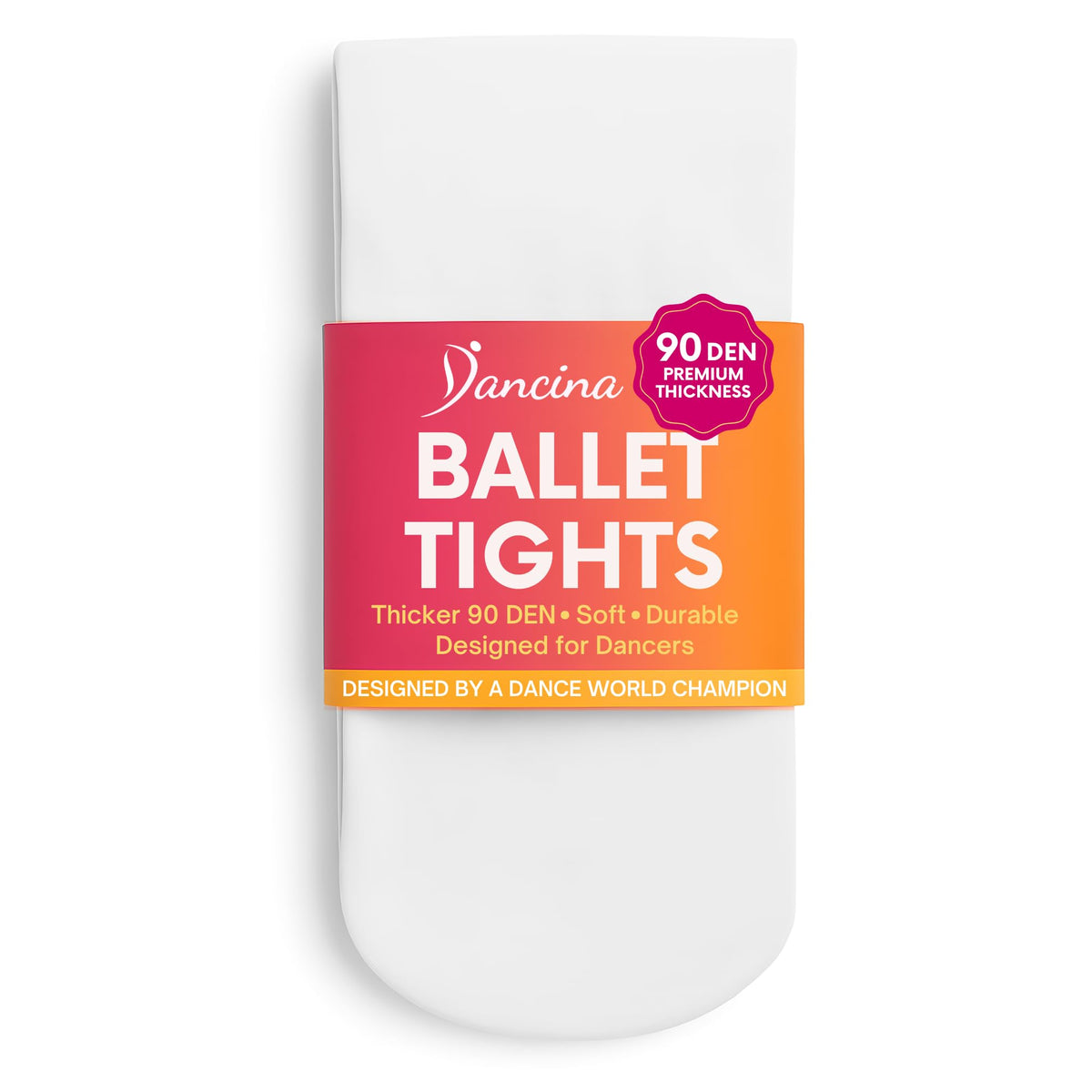 Dancina Girls Ballet Dance Tights Footed, Toddler to Teen Ages 2-14