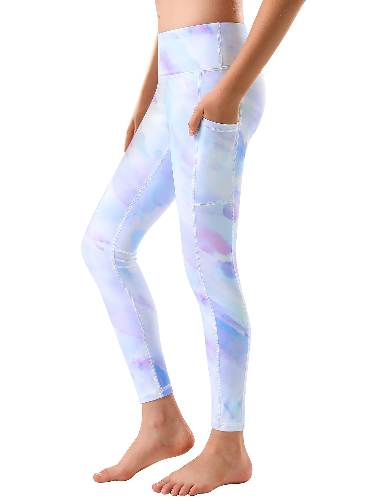 Stelle Girls Leggings with Pockets Kids Dance Yoga Running Athletic Pants