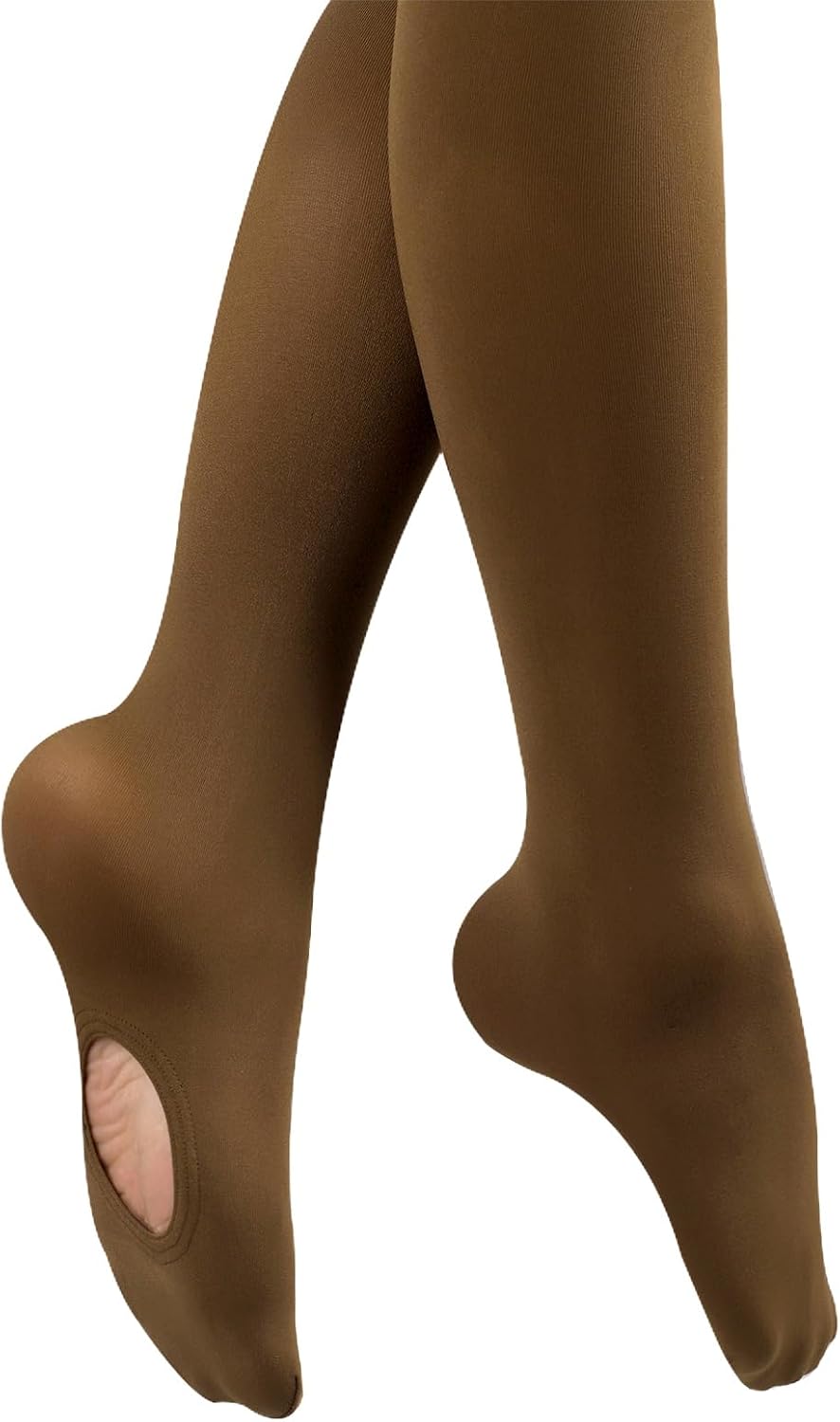 DANCEYOU Girls Ballet Tights Women Dance Stockings Skin Tone Convertible