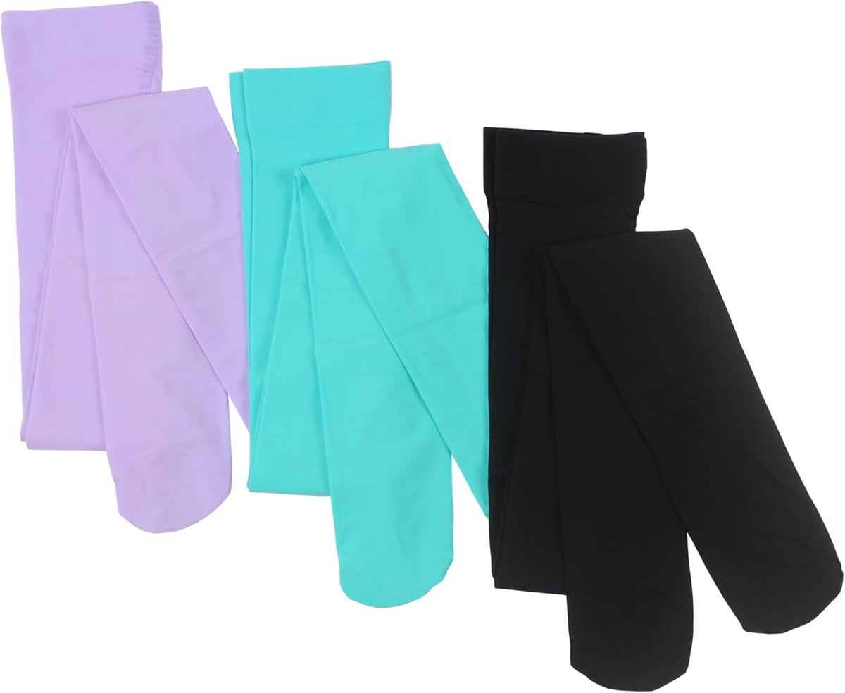 Paralinda Girls Dance Tights Student School Tights 40 Den 3-Pack