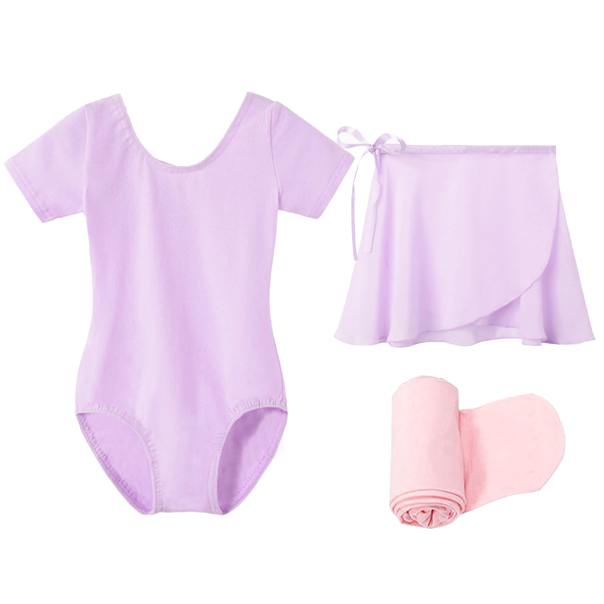 Stelle Girls Ballet Leotards Toddler Dance Combo with Skirt and Tights