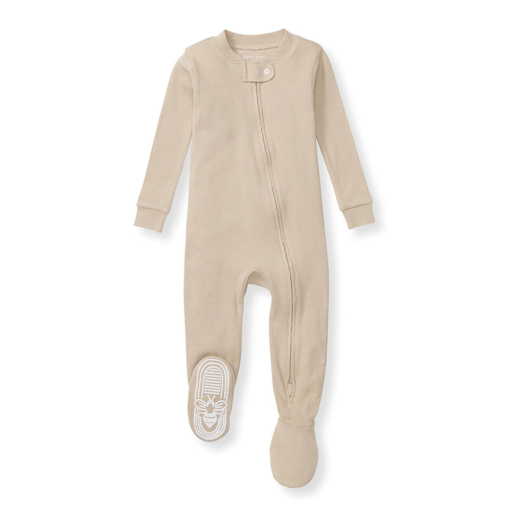 Burt's Bees Baby Boys Footless Pajamas, Sleep and Play Loose Fit, 100% Organic Cotton Soft One-piece PJs, Sizes NB to 6-9 Months