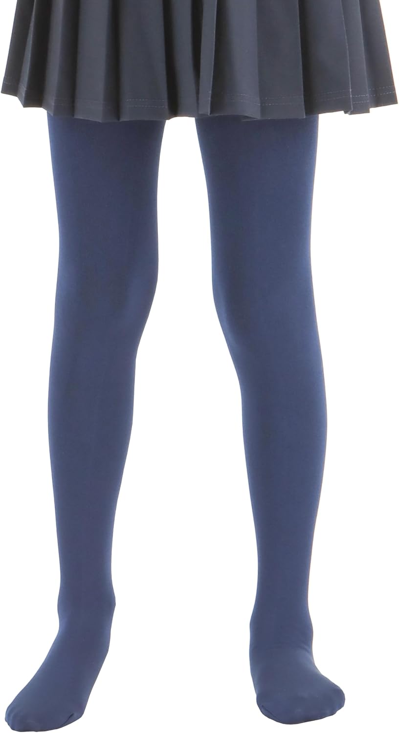 Paralinda Girls Colorful Fleece Lined Tights Kids Warm Thermal Tights
