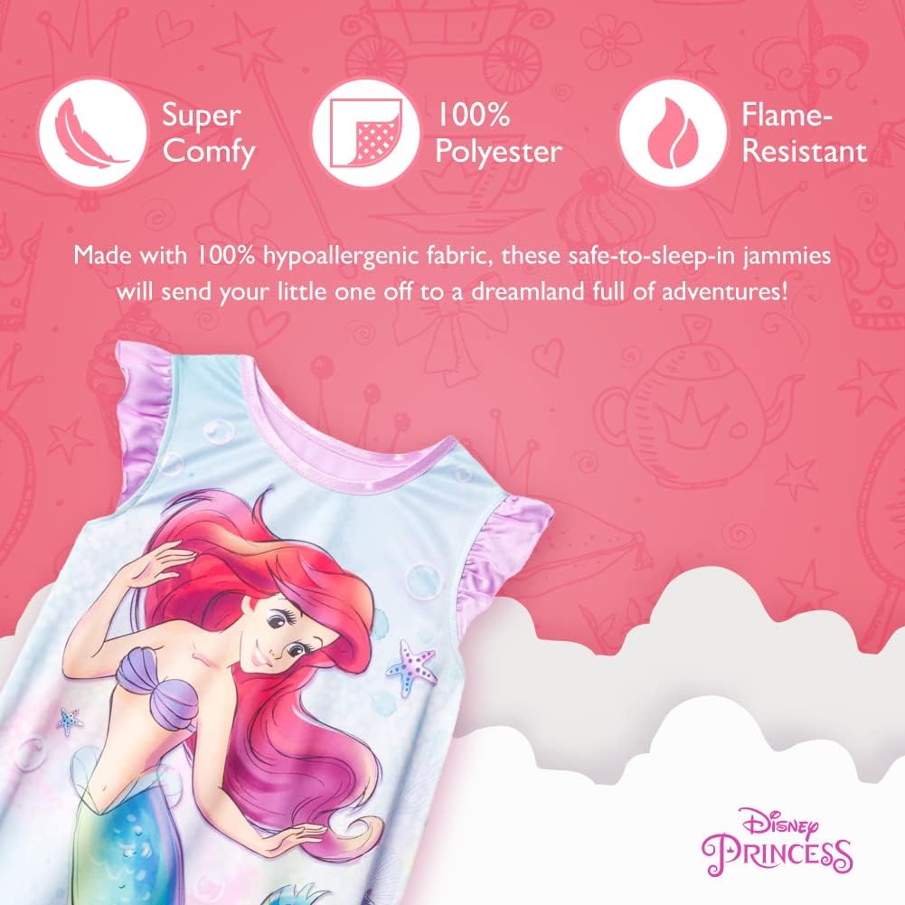 MINNIE Disney Girls Mouse 4-Piece Cotton Pajama Set