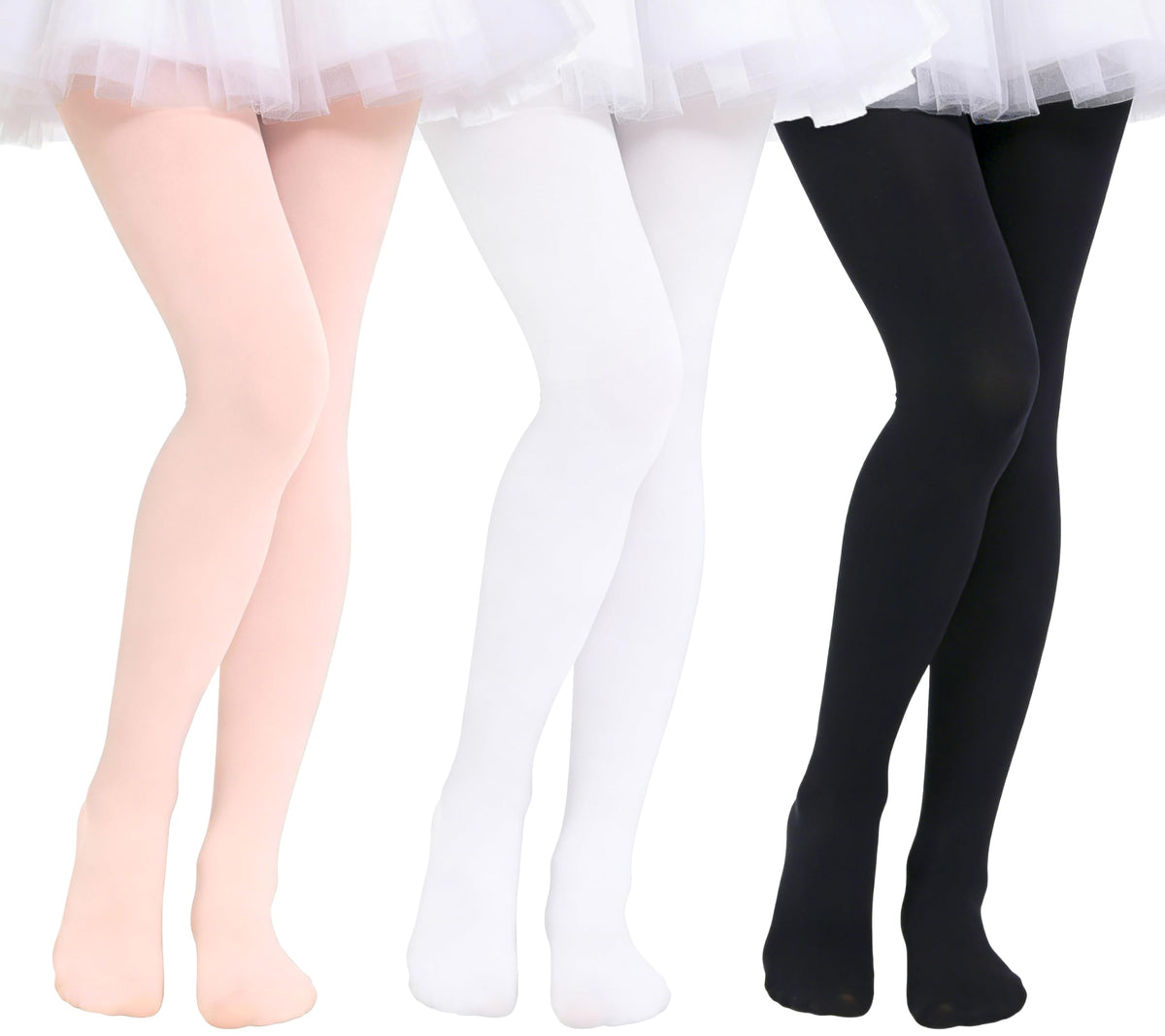 Toddler Girls Tights Dance Ballet Footed Leggings Ultra Soft Stockings for Kids Students