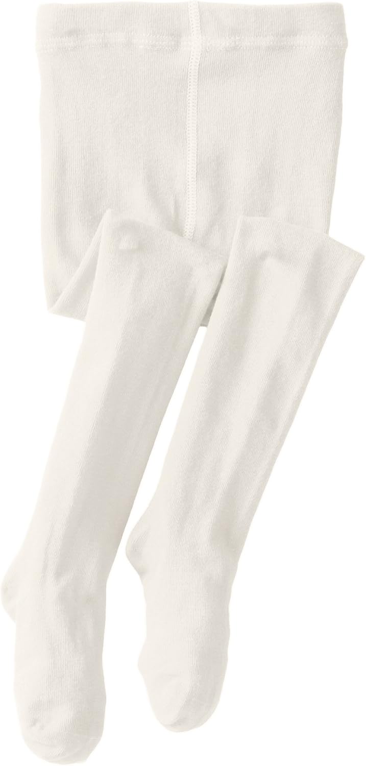 Jefferies Socks Girls 2-6x Seamless Organic Cotton Tights