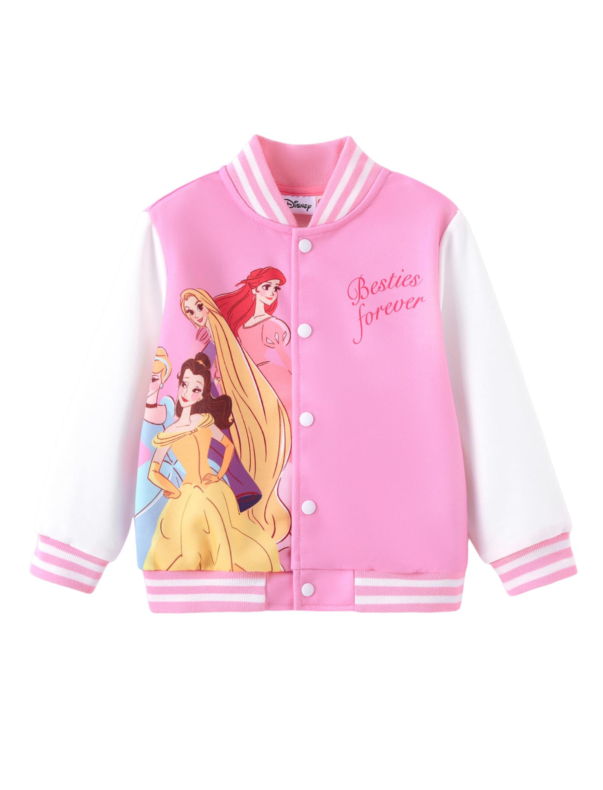 Disney Girl & Boy Varsity Bomber Jacket Fall Sweatshirt Toddler to Big Kid