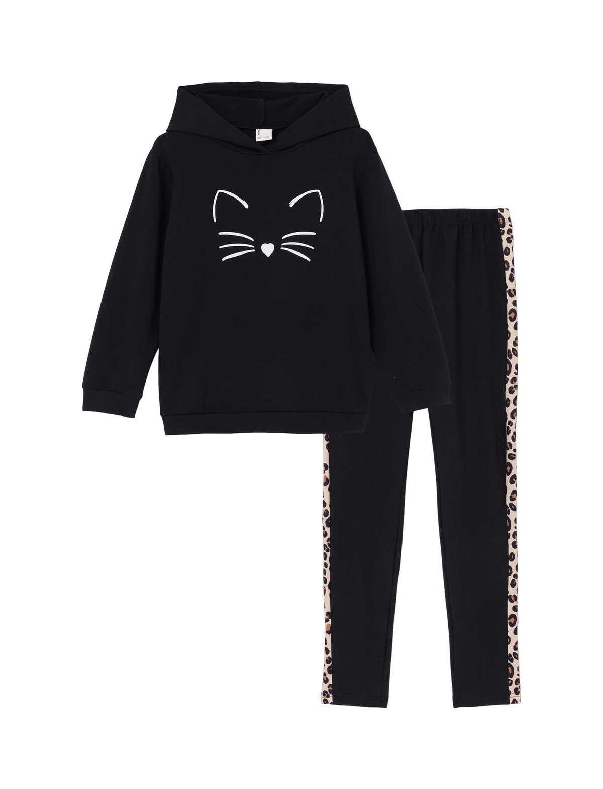 PATPAT Girls Hooded Sweatshirt Leggings Set 2 Piece Fall Outfit 4-12Y