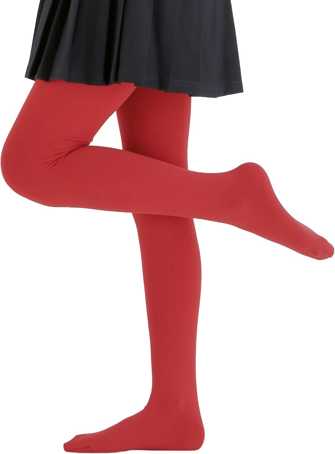 Paralinda Girls Colorful Fleece Lined Tights Kids Warm Thermal Tights