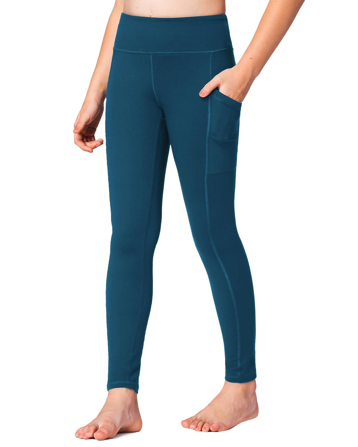 Stelle Girls Leggings with Pockets Kids Dance Yoga Running Athletic Pants