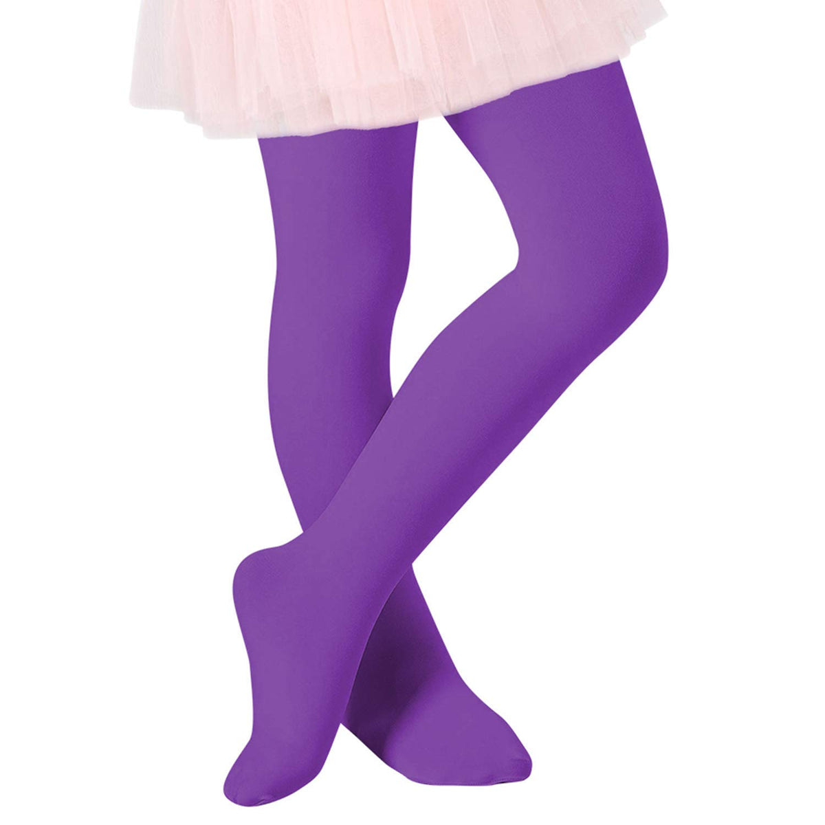 Century Star Toddler Ballet Tights for Girls Opaque Footed Dance