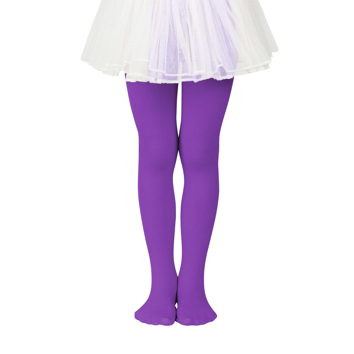 Zando Ballet Tights for Girls Ultra Soft Footed Girls Halloween Tights