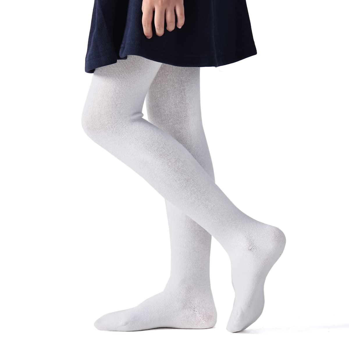 Girls Tights School Uniform Warm Stockings Cotton Solid Leggings For Kids