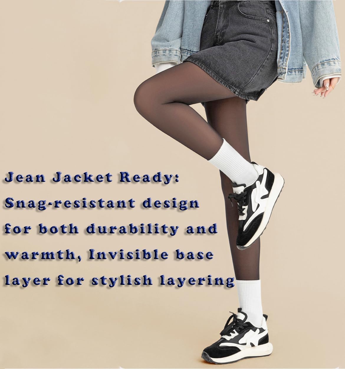 LUCKELF Toddler Girls Fleece Lined Tights Ultra Soft Thick Warm Tights for Cold Winter