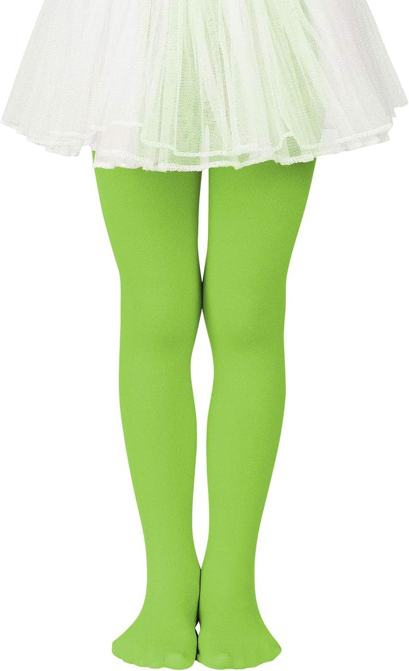 Zando Ballet Tights for Girls Ultra Soft Footed Girls Halloween Tights