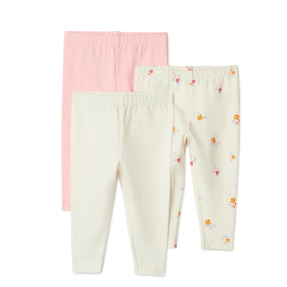 Amazon Essentials x Sofia Grainge Unisex Toddlers and Babies' Cotton Breathable Ankle Length Legging, Pack of 3