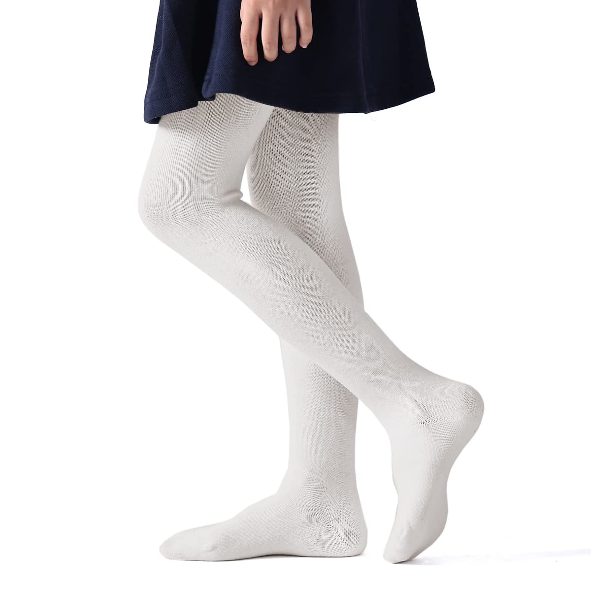 Girls Tights School Uniform Warm Stockings Cotton Solid Leggings For Kids