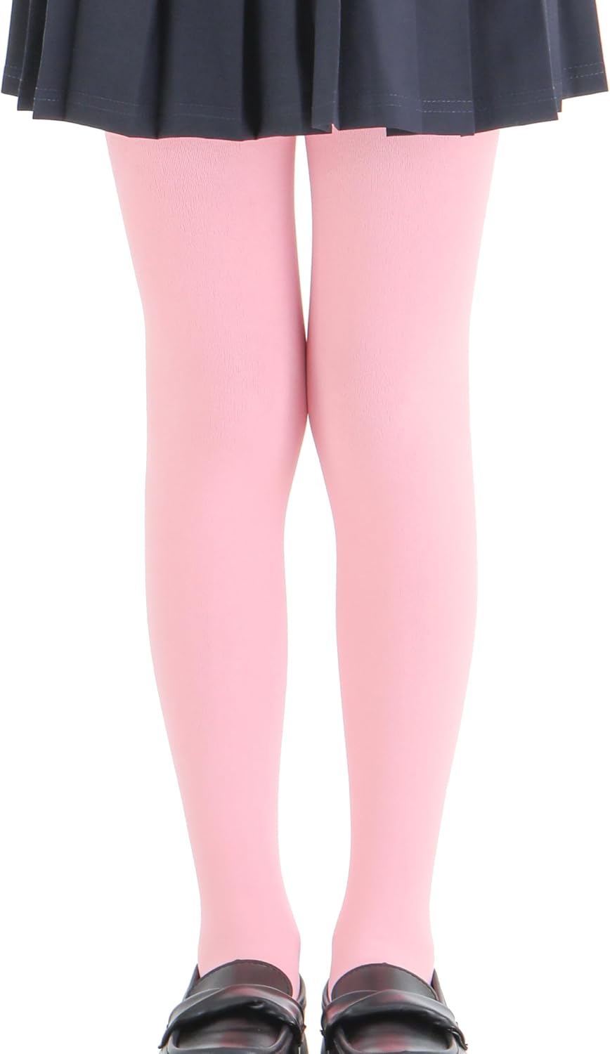 EVERSWE Girls Ultra Soft Fleece Lined Opaque Footed Tights