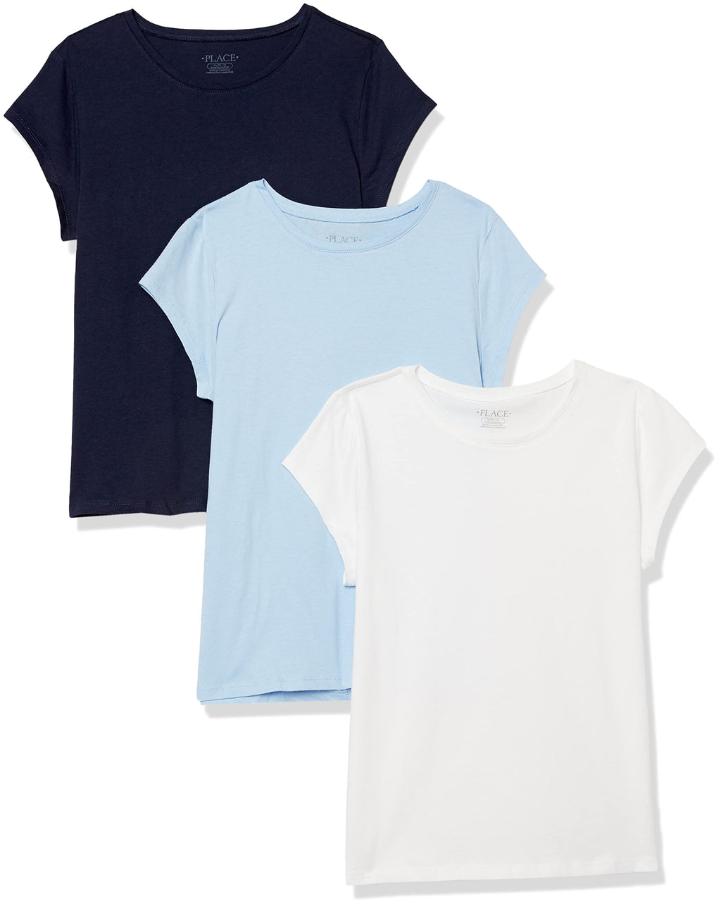 The Children's Place Girls Basic Short Sleeve Layering Tee