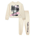 Hello Kitty Girls' Fleece Sweatshirt and Pants Set Toddler to Big Kid