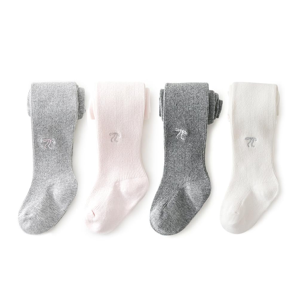 Baby Toddler Girls Tights Cable Knit Cotton Pantyhose for Kids