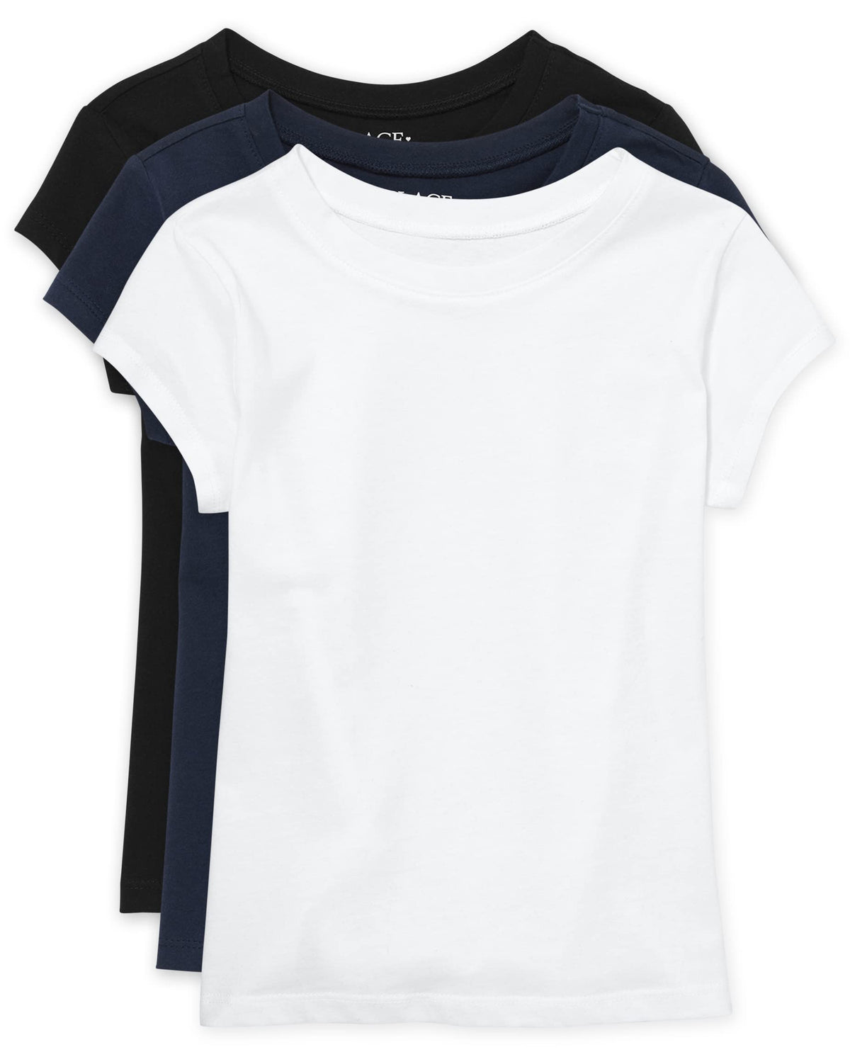 The Children's Place Girls Basic Short Sleeve Layering Tee