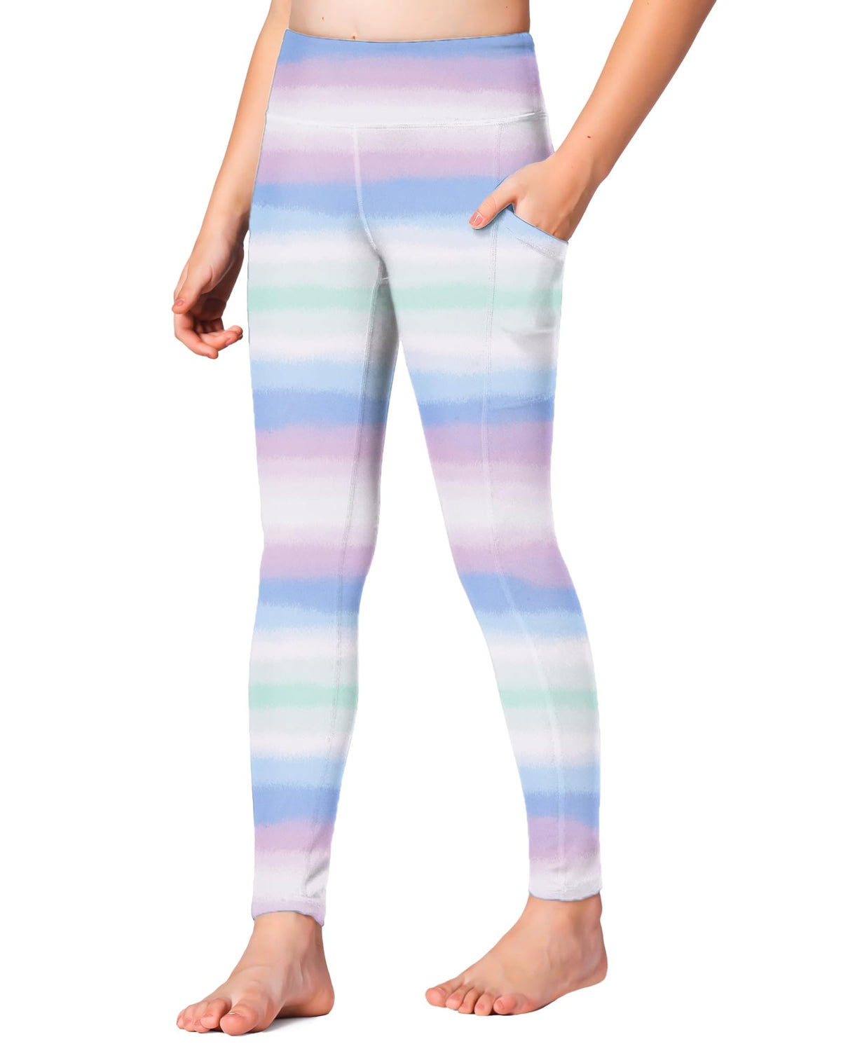 Stelle Girls Leggings with Pockets Kids Dance Yoga Running Athletic Pants
