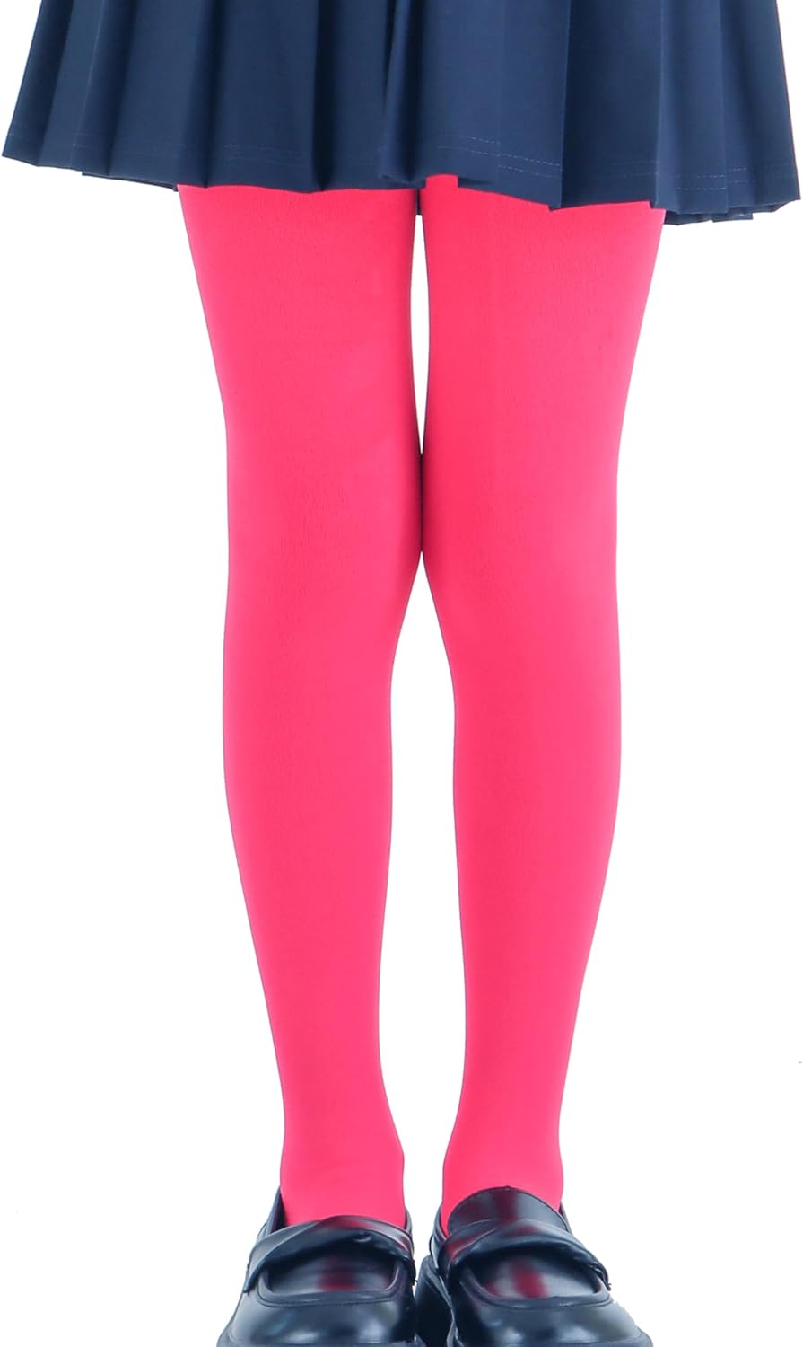 EVERSWE Girls Ultra Soft Fleece Lined Opaque Footed Tights