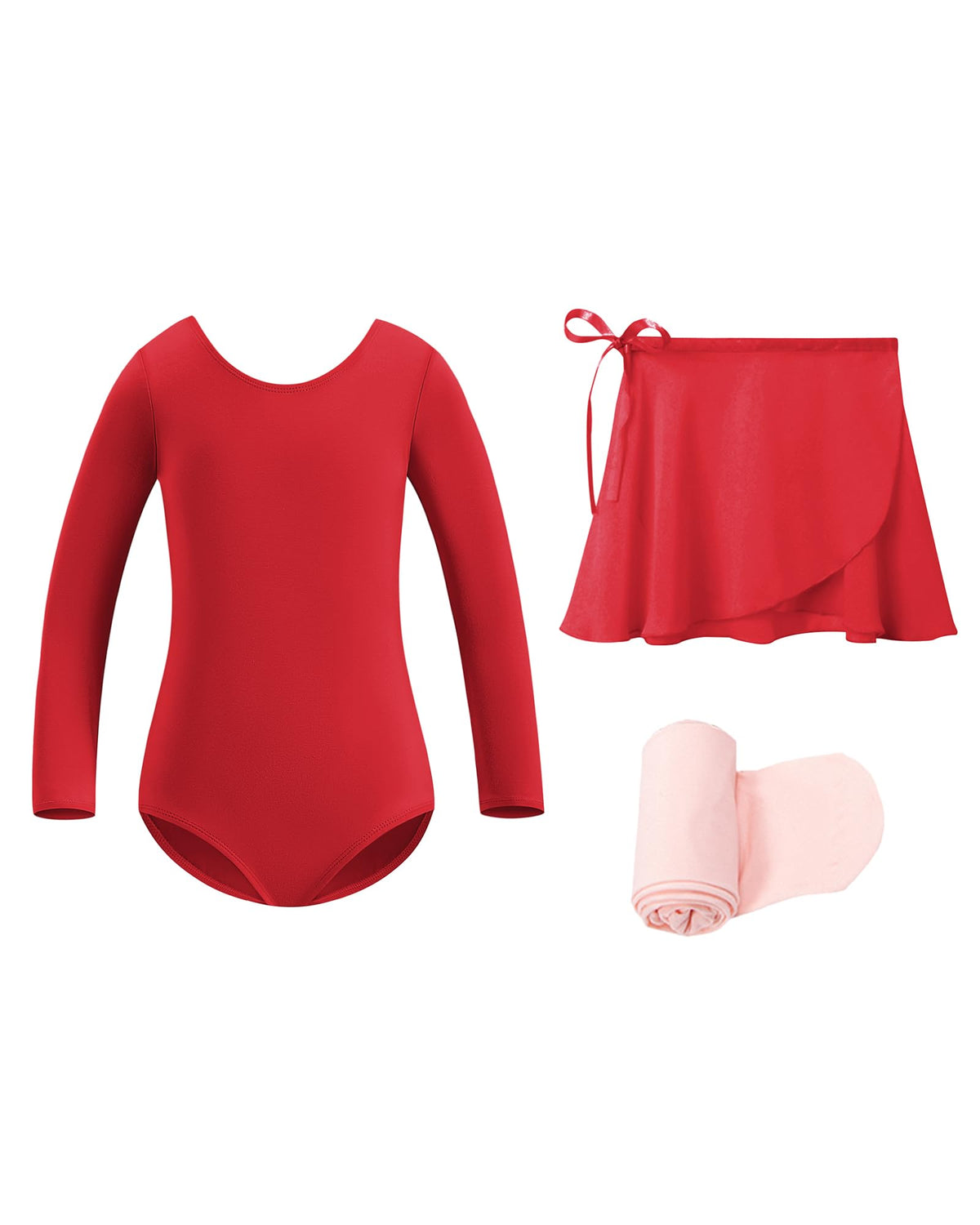 Stelle Girls Ballet Leotards Toddler Dance Combo with Skirt and Tights