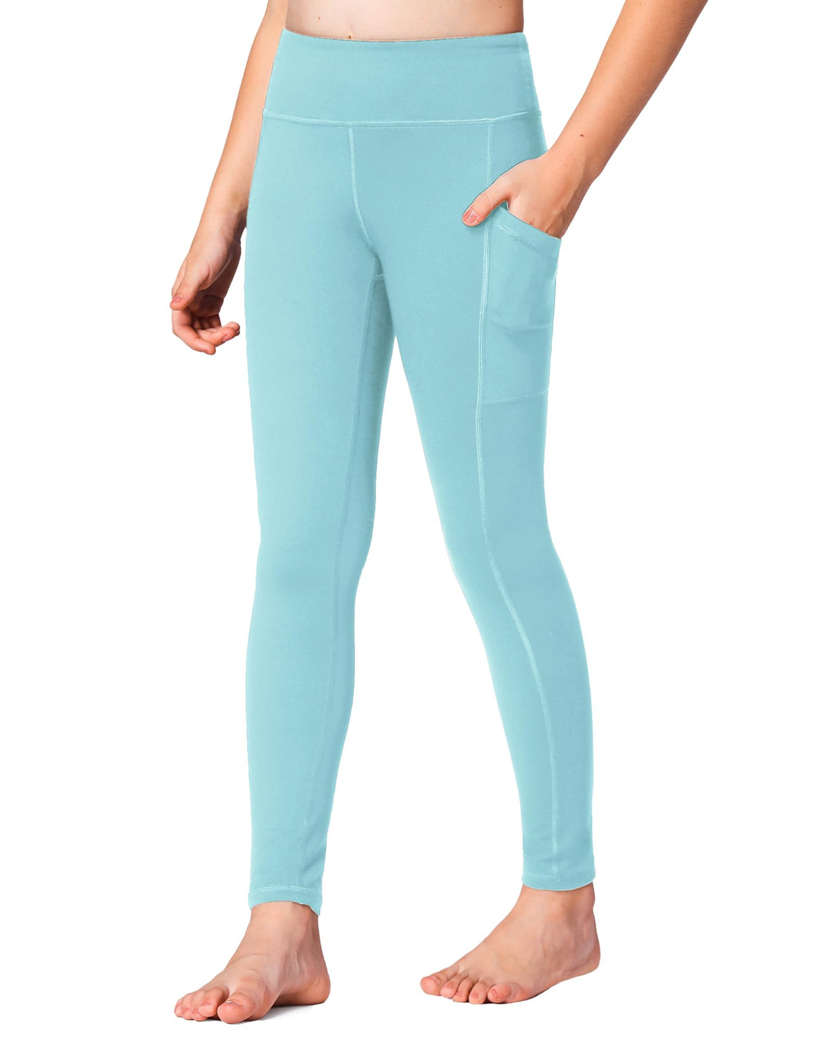 Stelle Girls Leggings with Pockets Kids Dance Yoga Running Athletic Pants